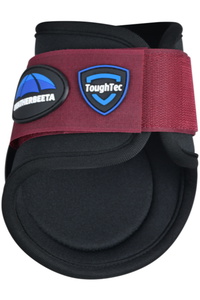 2025 WeatherBeeta Tough-Tec Prime Fetlock Boots 1027509 - Black Maroon